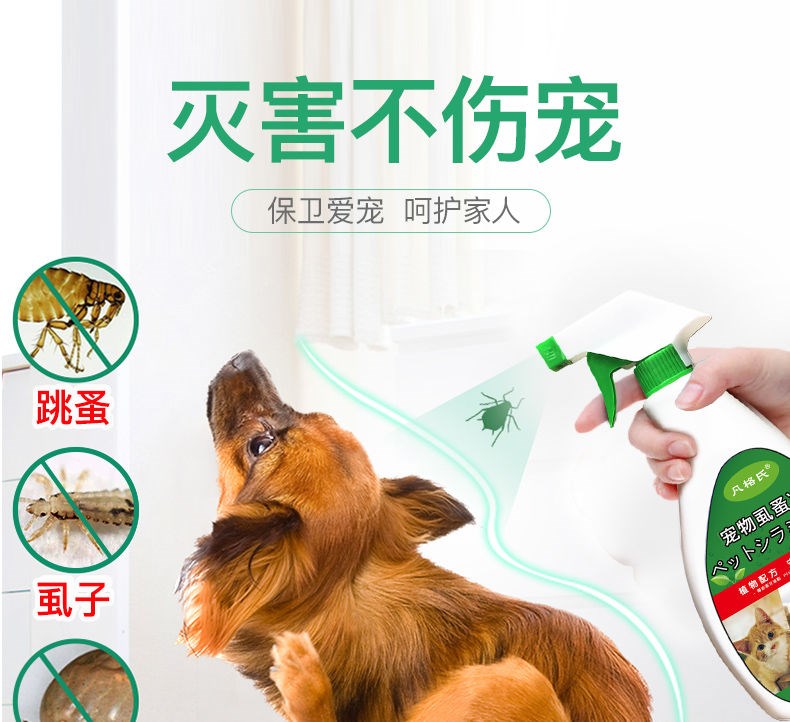 蜱虫杀虫剂家用跳蚤药宠物除跳蚤杀虫剂喷雾家用猫咪狗狗去虱子药蜱虫