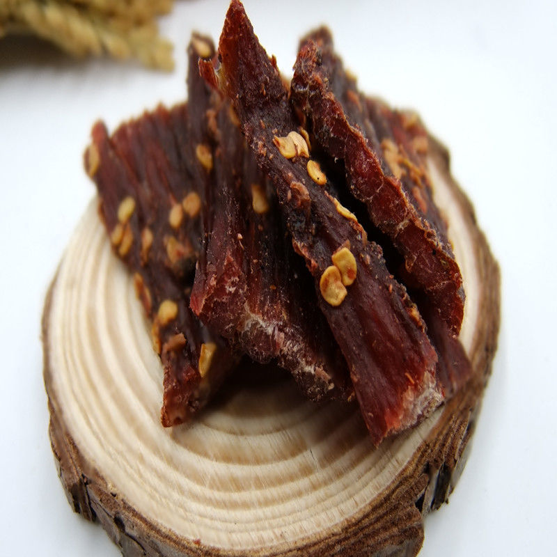 正宗牛肉干青海特产手撕风干牦牛肉高原特色零食全国顺丰半斤香辣半斤