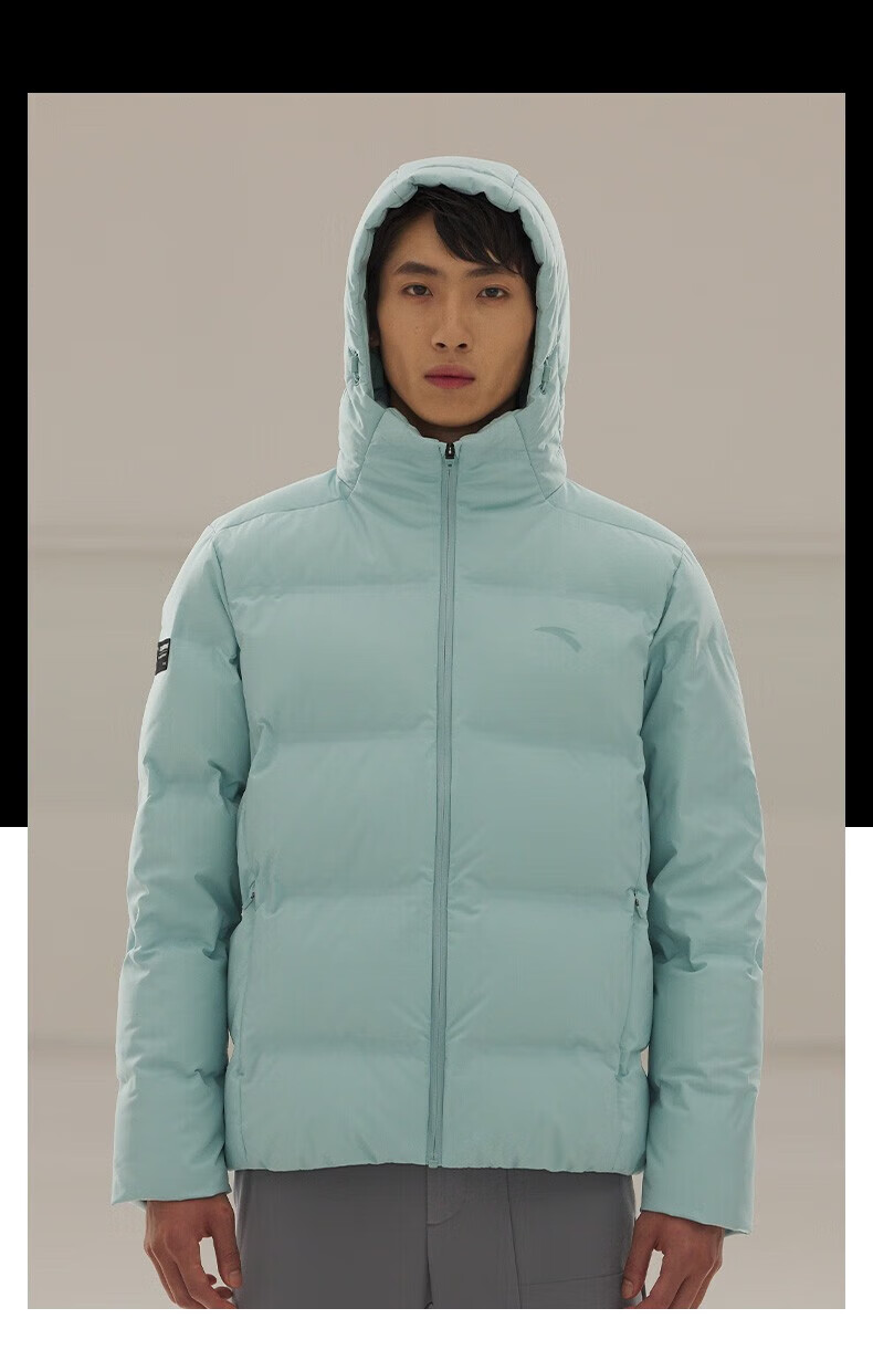 11预售#安踏(anta)【张继科同款】热雪羽绒服丨防泼水外套男冬季加厚