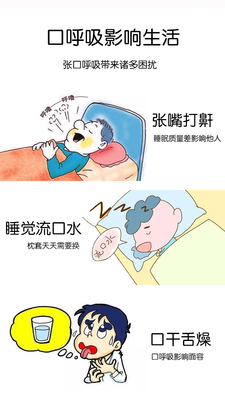 张口成人闭口呼吸器封嘴贴儿童张嘴巴张口成人封口闭嘴神器睡觉防张嘴