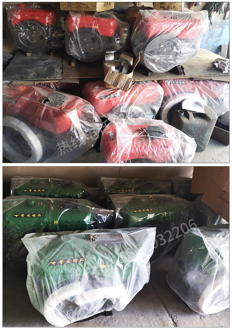 常发金冠柴油机单缸175r180小型6 8匹马力水冷柴油机手摇电启动 金冠