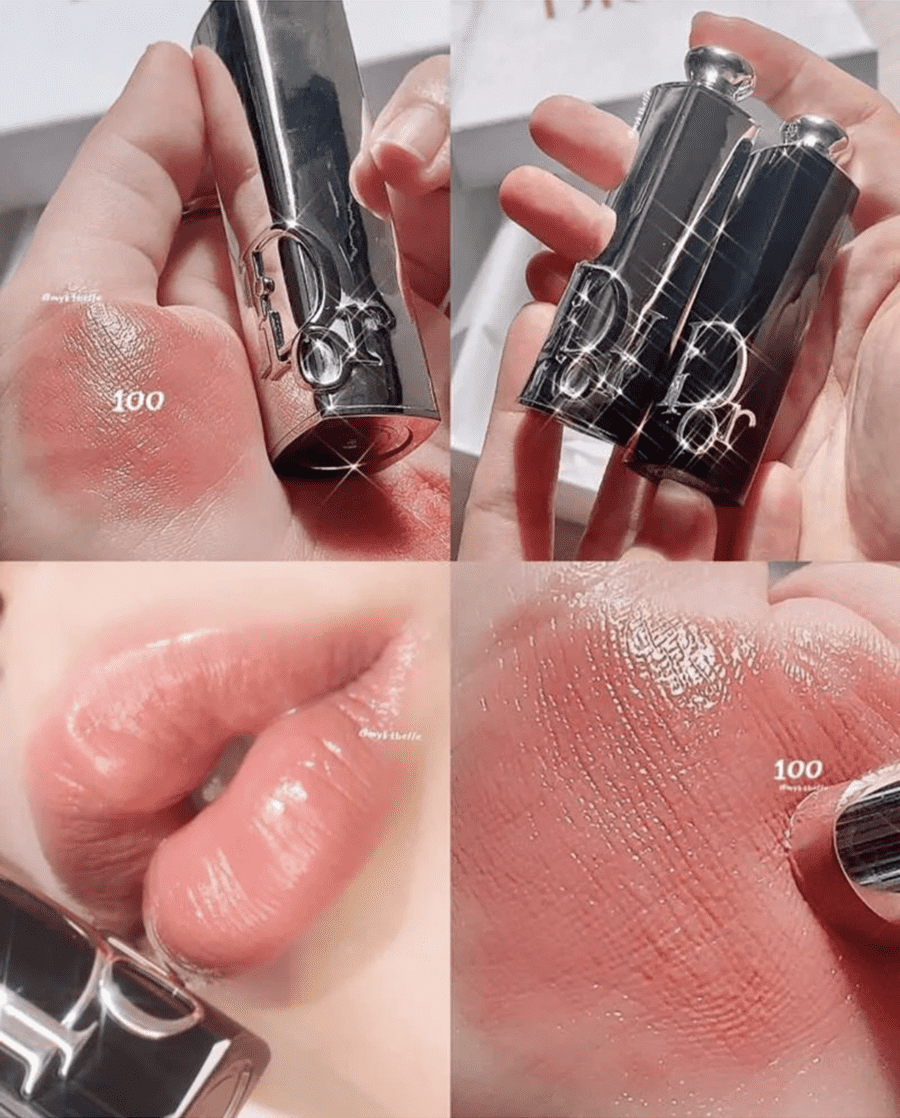 迪奥(dior) 超模黑管漆光唇膏口红525/740/716/667/100/720/7 716