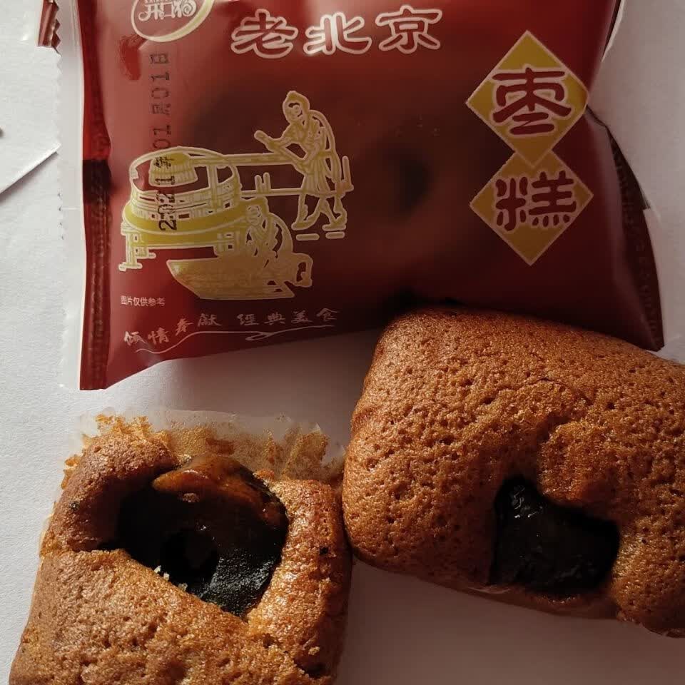 早餐红枣泥蛋糕点心休闲零食品小吃方糕传统特产老北京枣糕1500克装