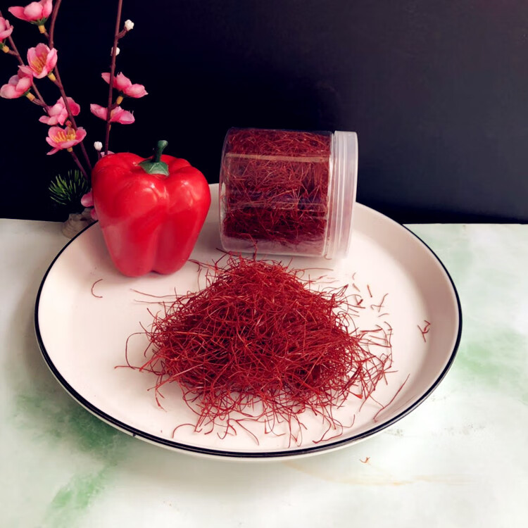 京选好货细辣椒丝红干椒酒店创意菜品盘头菜点缀意境菜摆盘装饰厨师