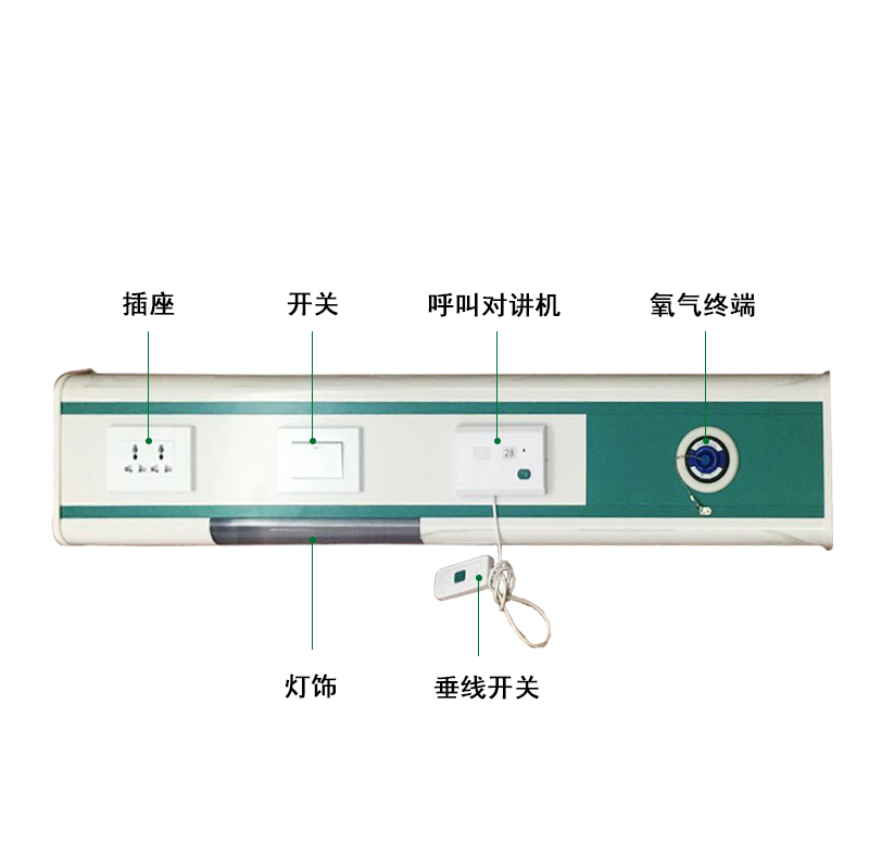 医院中心供氧设备带无线呼叫病房呼叫器养老院雾化 吸引终端【图片