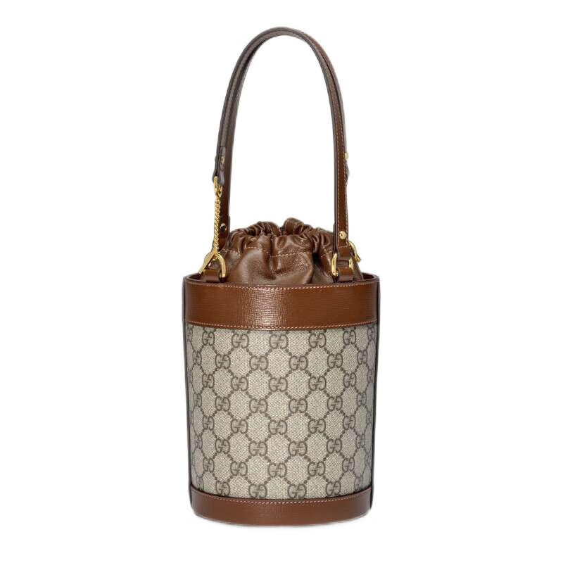 gucci古驰horsebit1955小号抽绳水桶包手提包1dbyg1000黑色预售