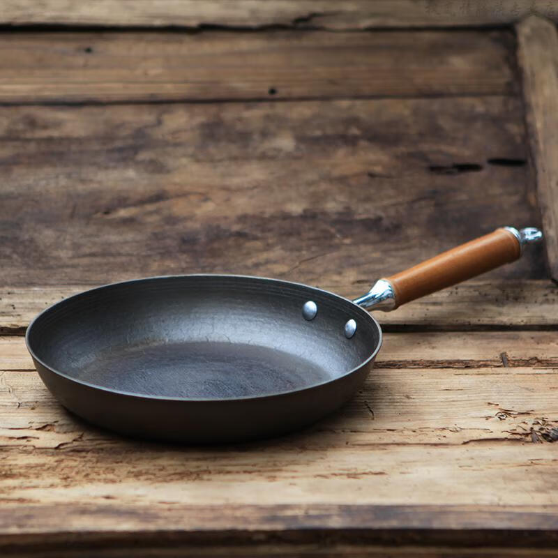 老铁锅 熟铁锅炒锅 大铁锅土灶 生铁锅炒锅中号炒锅传统手工加厚圆底