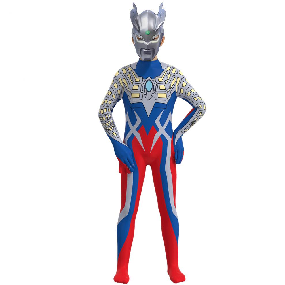 泰罗奥特曼衣服连体紧身衣奥特曼衣服男童2021新款cosplay成人超人