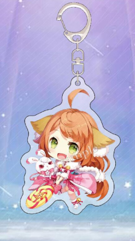 狐妖小红娘钥匙扣动漫周边挂件涂山苏苏雅雅红红白月初q版钥匙扣小