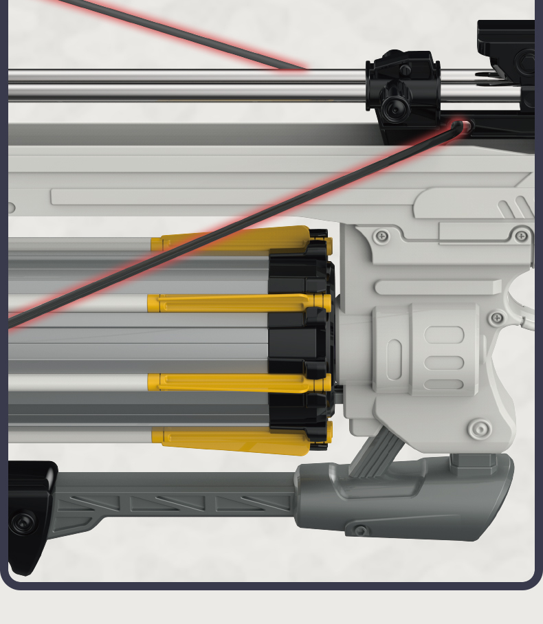 神孩子十字驽连发 弓箭儿童玩具射箭十字弓8连发大号吸盘可发射击诸葛