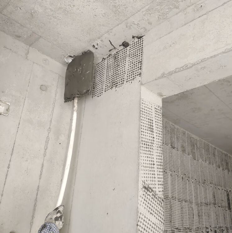 拍浆神器拍水泥浆拉毛甩浆拍子自制工地墙面拍浆工具网孔板 qct 25x30