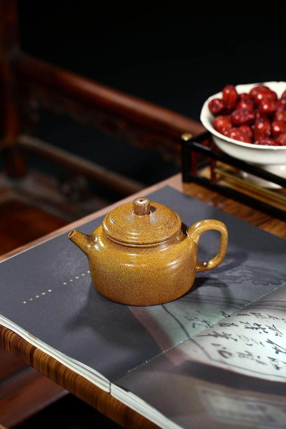 柴烧紫砂壶原矿柴烧窑变德钟壶宜兴紫砂壶名家纯手工泡茶壶功夫茶具