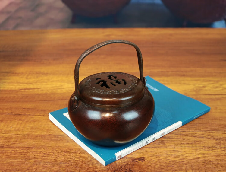 古代暖手炉铜仿古取暖小手炉古代用碳火烤手炉随身香炉熏香炉香碳暖