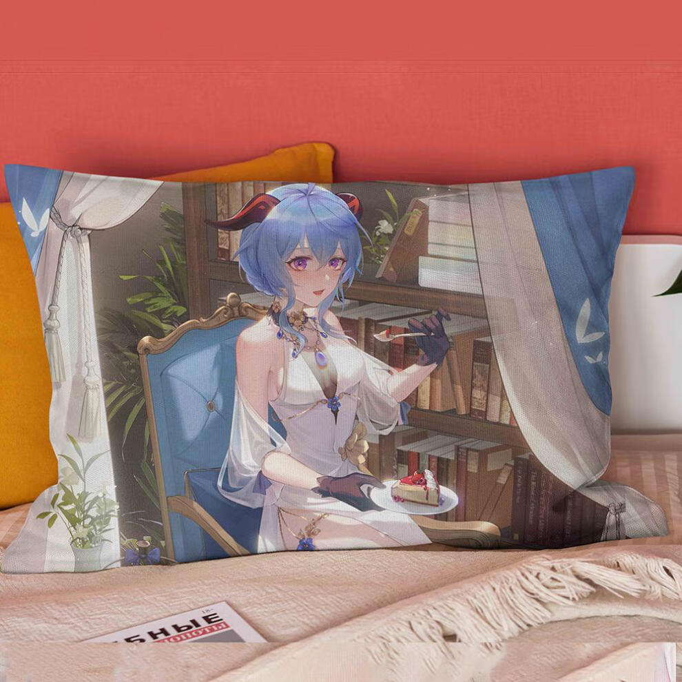 原神周边半身抱枕八重神子胡桃雷电将军申鹤动漫二次元长枕头靠垫定制