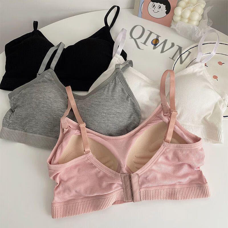 少女文胸高中生女生内衣初中生内衣女无钢圈吊带背心文胸一体式抹胸