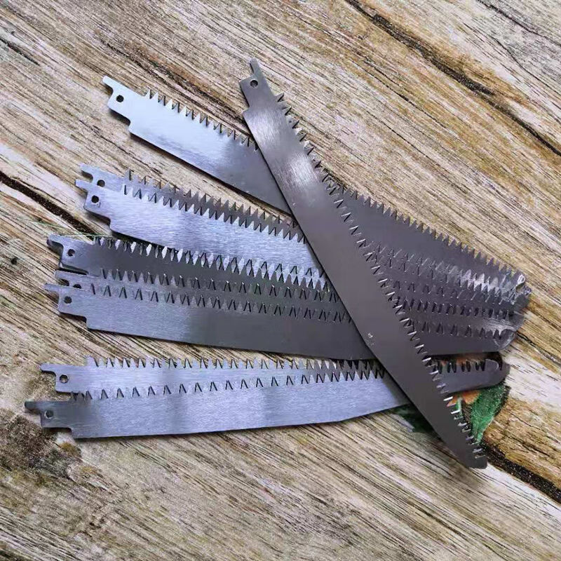 骨头木工电锯手提锯金属切割多功能曲线锯条锯片240黑色锯木交替齿3条