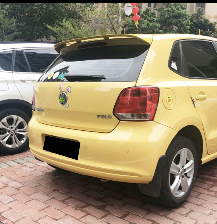诺纳适用polo尾翼1119款大众波罗改装顶翼20款新poloplus运动款大车