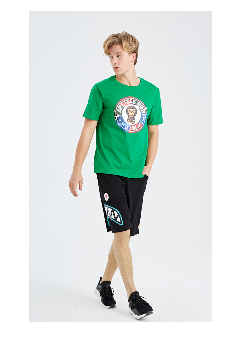 品牌: ape tees 商品名称:安逸猿ape潮牌2020夏季新品情侣休闲时尚