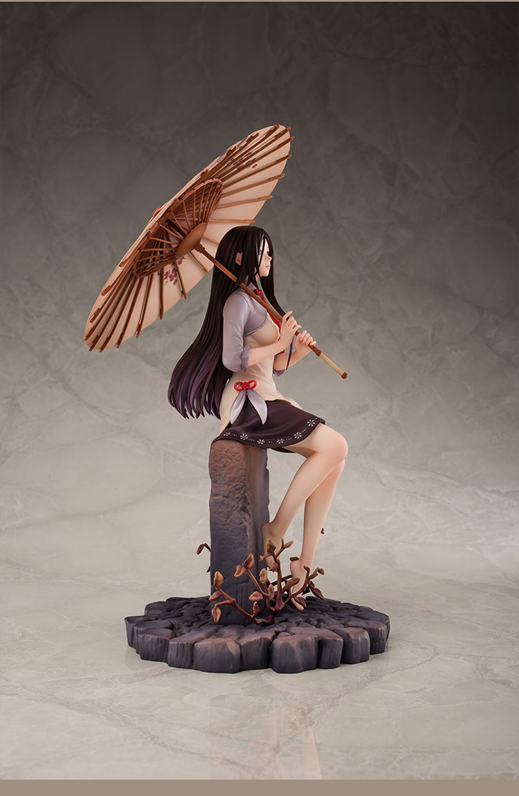 冯宝宝夏禾手办一人之下周边宝儿姐雨天撑伞冯宝宝夏禾组合现货盒体高