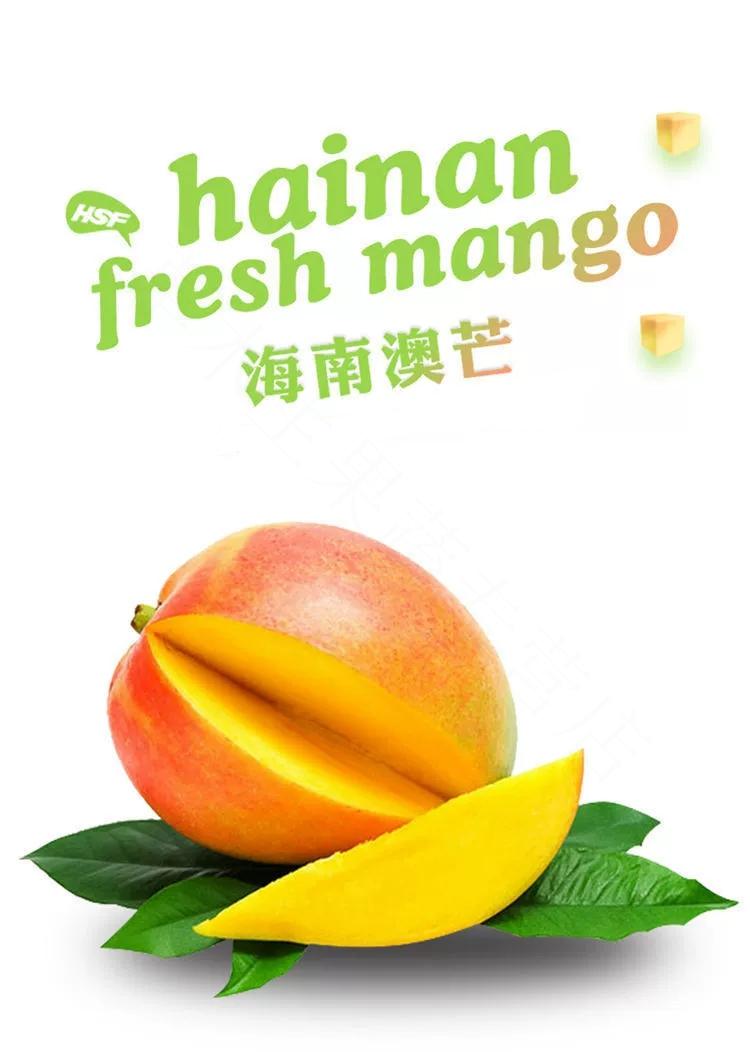 海南澳芒三亚特产新鲜水果非青芒金煌芒甜水果多汁5斤