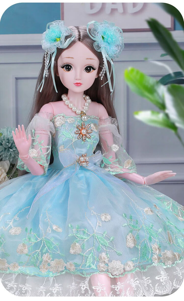 60厘米娃娃超大号会说话芭比娃娃女孩公主儿童玩具大套装生日礼物升级