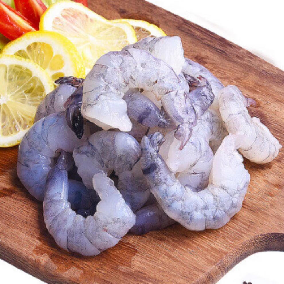 2斤黑虎虾仁高端特大虾仁青虾仁超大号虾仁黑虎虾海鲜芳玫250g4袋