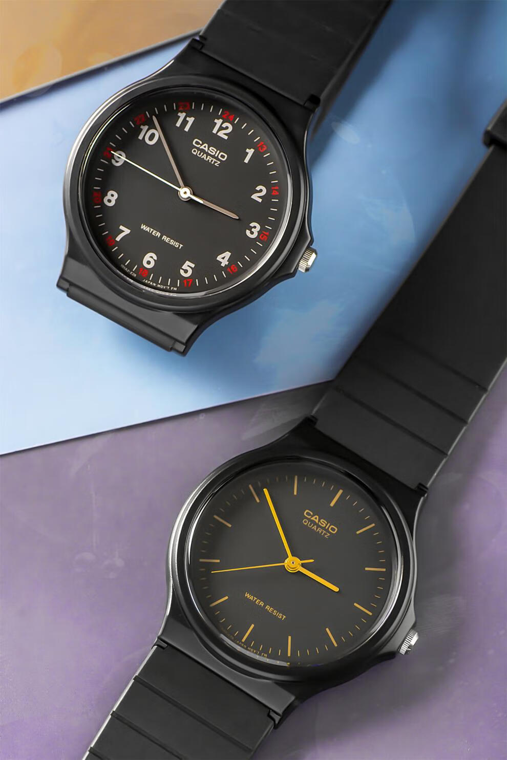 卡西欧(casio)casio卡西欧mq247e手表女男学生ins风乔妹网红经典小黑