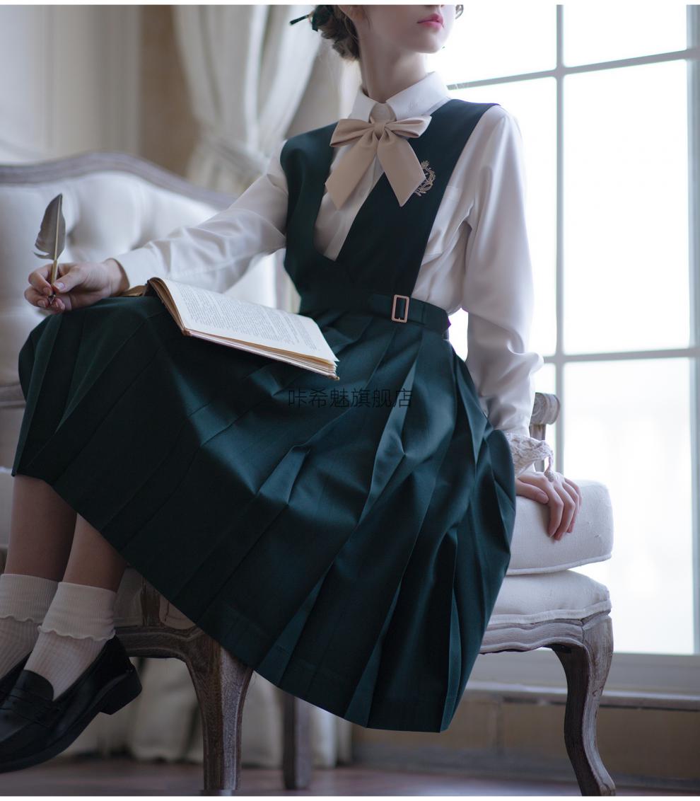 胡桃木jk【阿尔忒弥斯】jk制服西式护奶裙西装优雅大小姐套装 刺绣