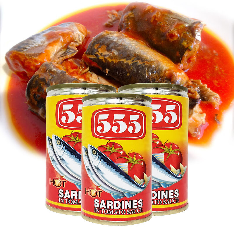 沙丁鱼罐头155g*3罐即食下饭菜番茄辣味油炸海鲜鱼罐头 油炸沙丁鱼15