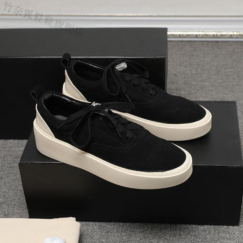 高档品牌fog fear of god 101 第六季高街休闲百搭厚底低帮板鞋潮流男