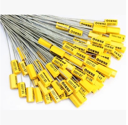 钢丝封条 一次性塑料货柜油罐车物流防盗集装箱施封锁 钢丝封签铅封