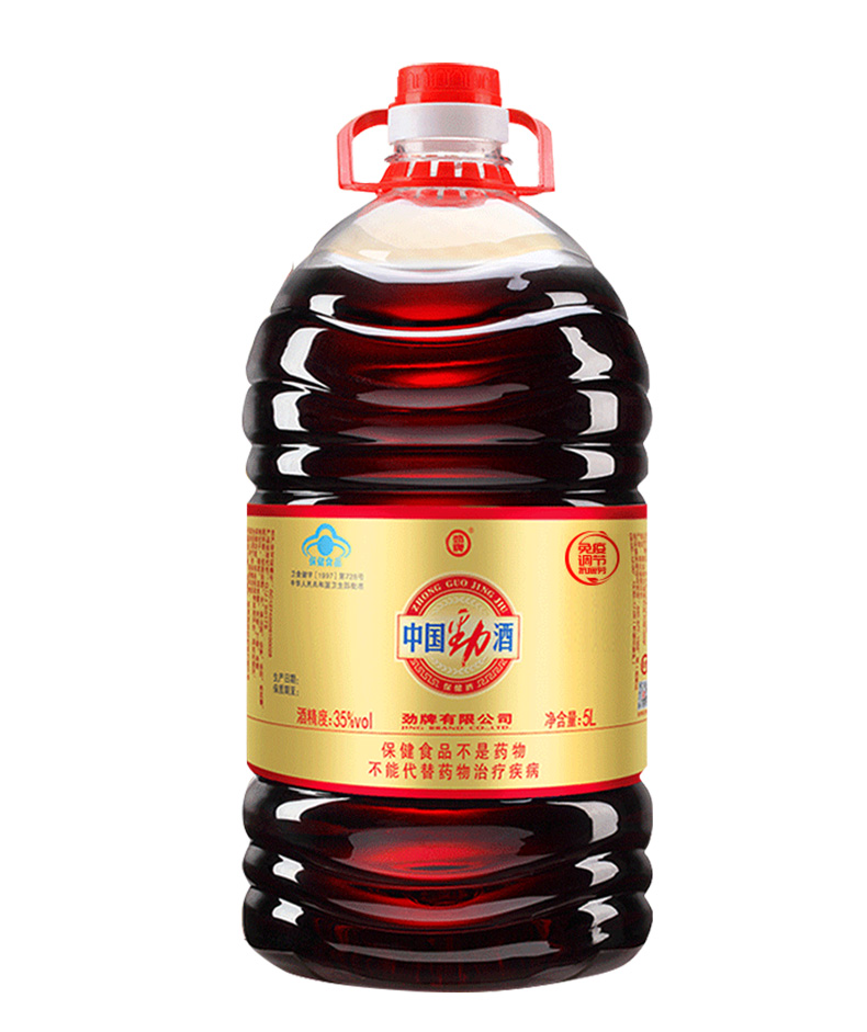 劲牌35度中国劲酒5l1瓶38度追风八珍酒5l大桶酒整箱组合装