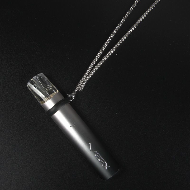 飞越多适用维刻veex烟杆挂脖子长金属链子保护套项链挂绳带硅胶圈挂链