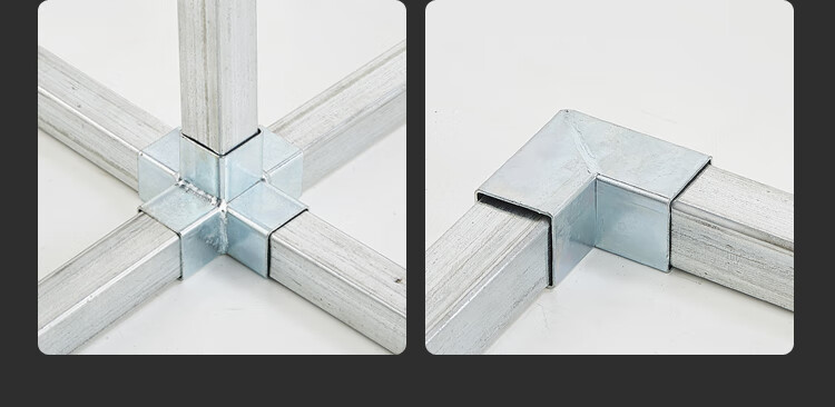 方管三通连接件 t形直通铁交通栏杆橄榄圆两通 护栏配件直角弯头 40