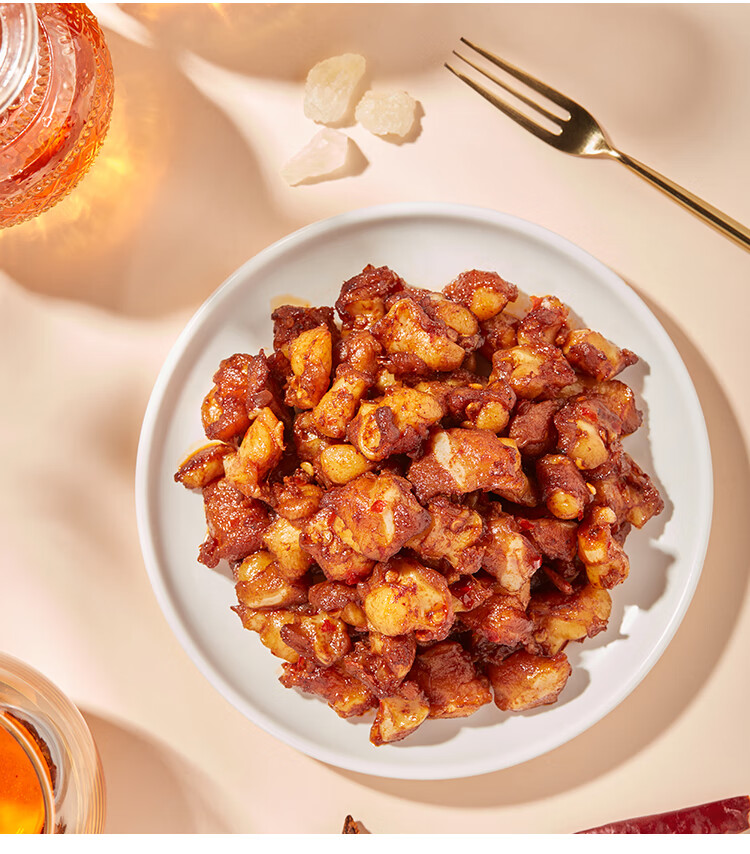 来伊份香辣鸡软骨200g鸡脆骨掌中宝开袋即食小包装零食小吃来一份适用