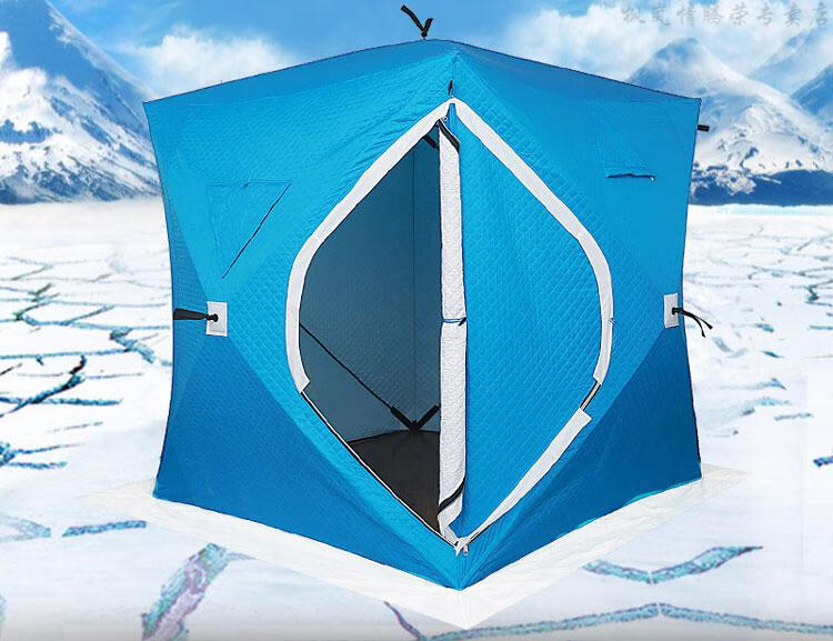 冬钓加厚帐篷冰钓帐篷冬钓帐篷冰钓屋防雨保暖冬季加厚棉挡风防寒户外