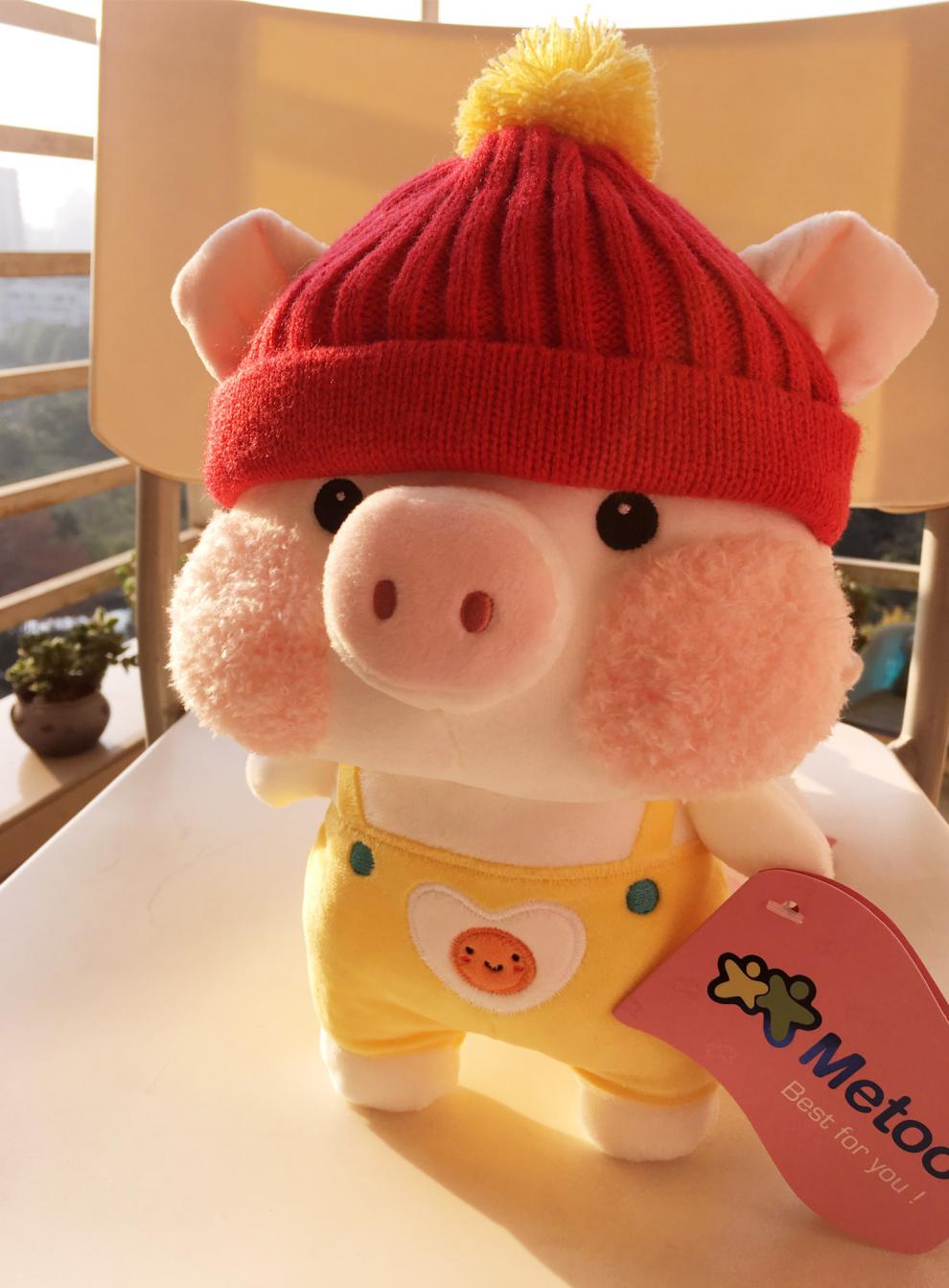 迪士尼(disney)猪猪公仔商场同款metoo小毛绒玩具 可爱元气猪猪年吉祥