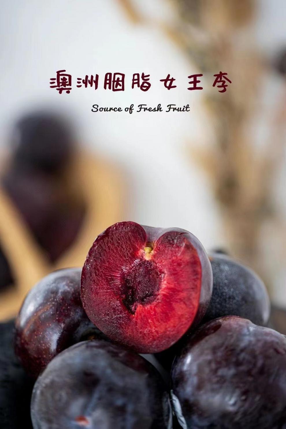 澳洲胭脂女王李玫瑰李2斤当季新鲜水果澳大利亚皇后李顺丰速运2斤精选