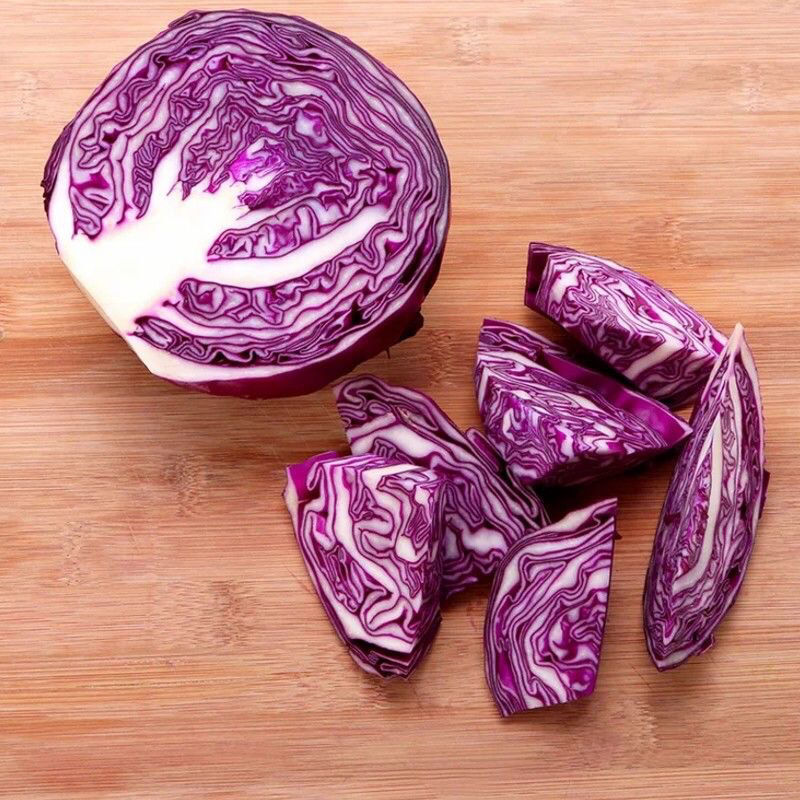 新鲜紫甘蓝菜沙拉菜菜农家蔬菜紫椰菜紫包菜紫卷心菜一斤装