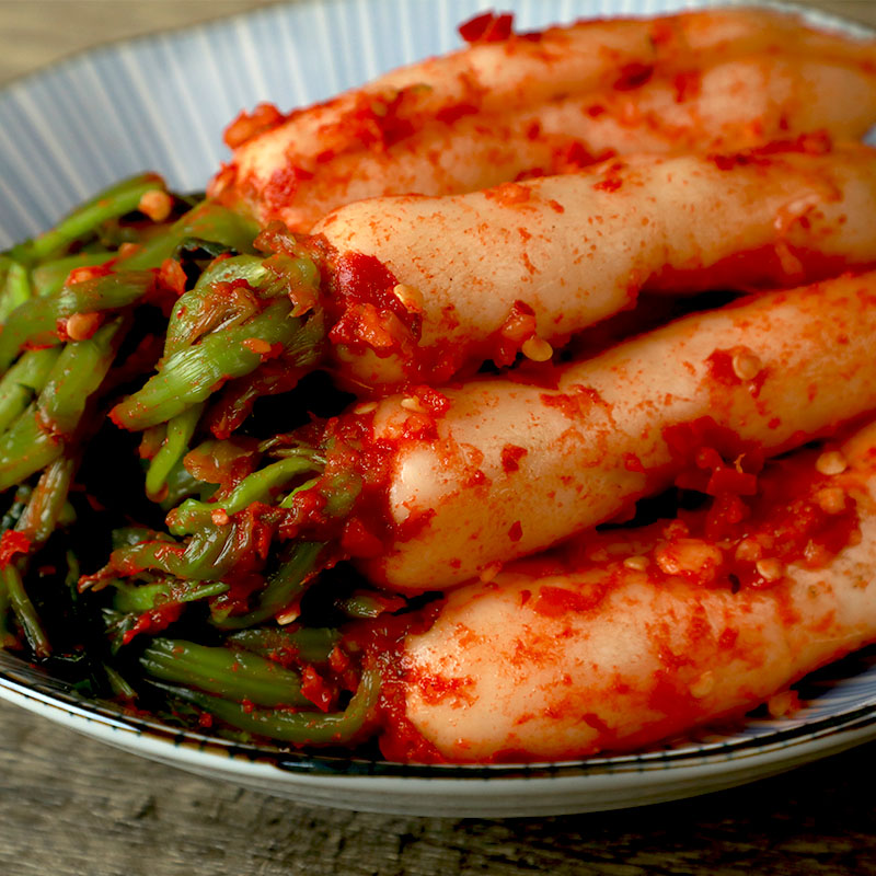 韩国泡菜地窖青年萝卜泡菜500g袋 小萝卜泡菜朝鲜族延边特产 1袋x2