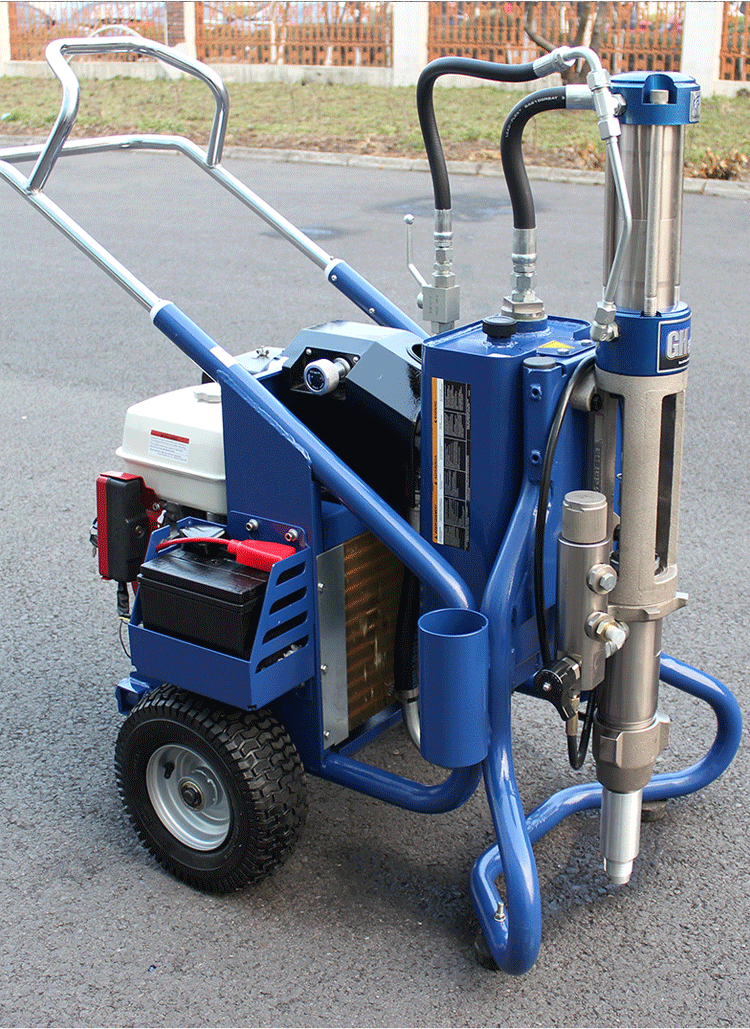 腻子粉喷涂机喷乳胶漆聚氨酯防水涂料高压无气喷油漆机833汽油款喷涂