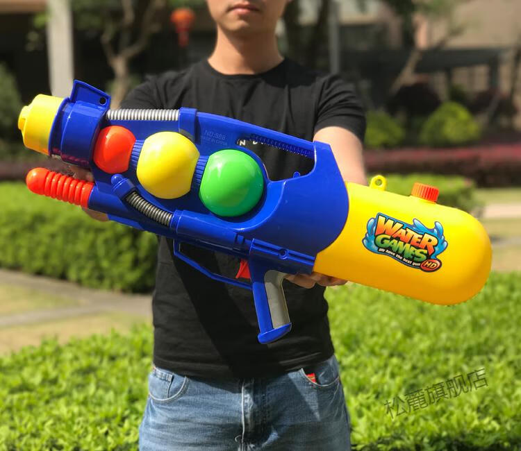 2022新款水枪戏水玩具成人高压电动水枪玩具儿童高压超大成人滋水枪
