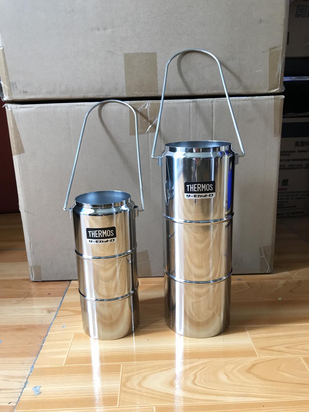 推荐进口thermos广口液氮罐杜瓦瓶300ml500ml高真空不锈钢1l2l3l6l驭