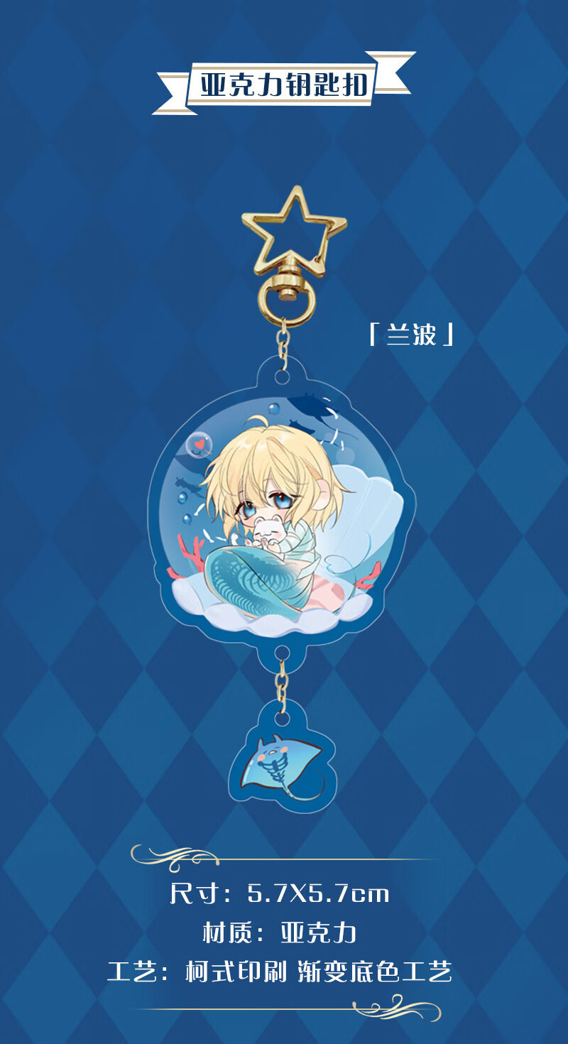 2022新款丰富品类人鱼陷落官方周边衍生品漫库潜鳞作品生日礼物姐妹小