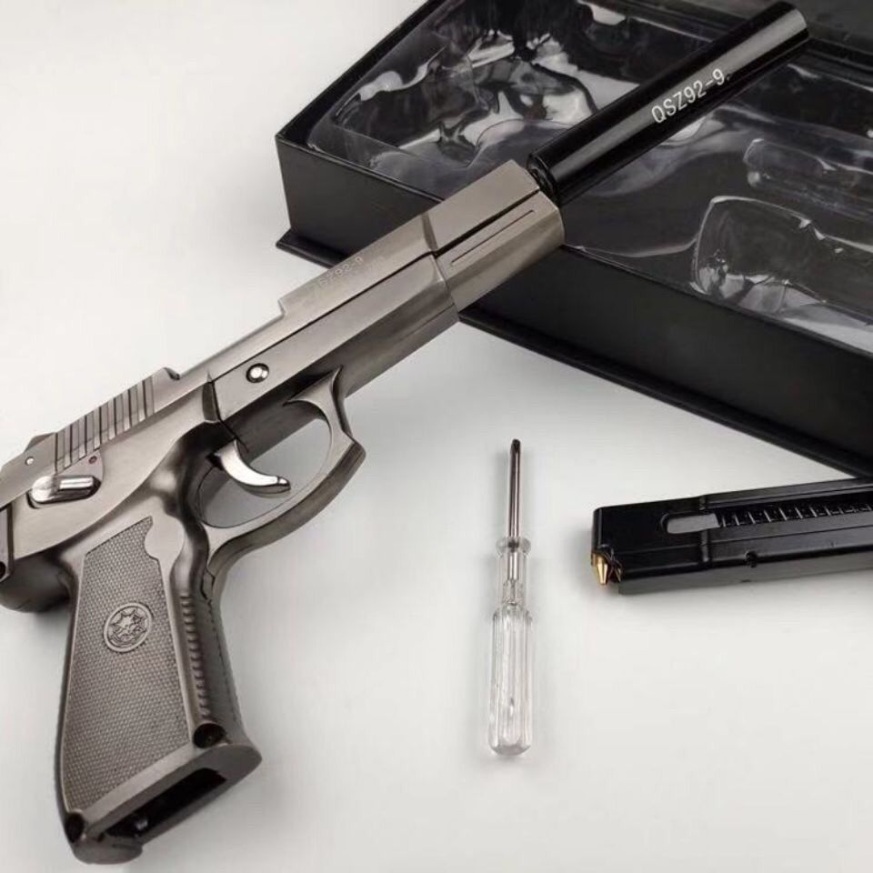 合金枪特大拆卸组装全金属炝礼物玩具抢模型1:2.