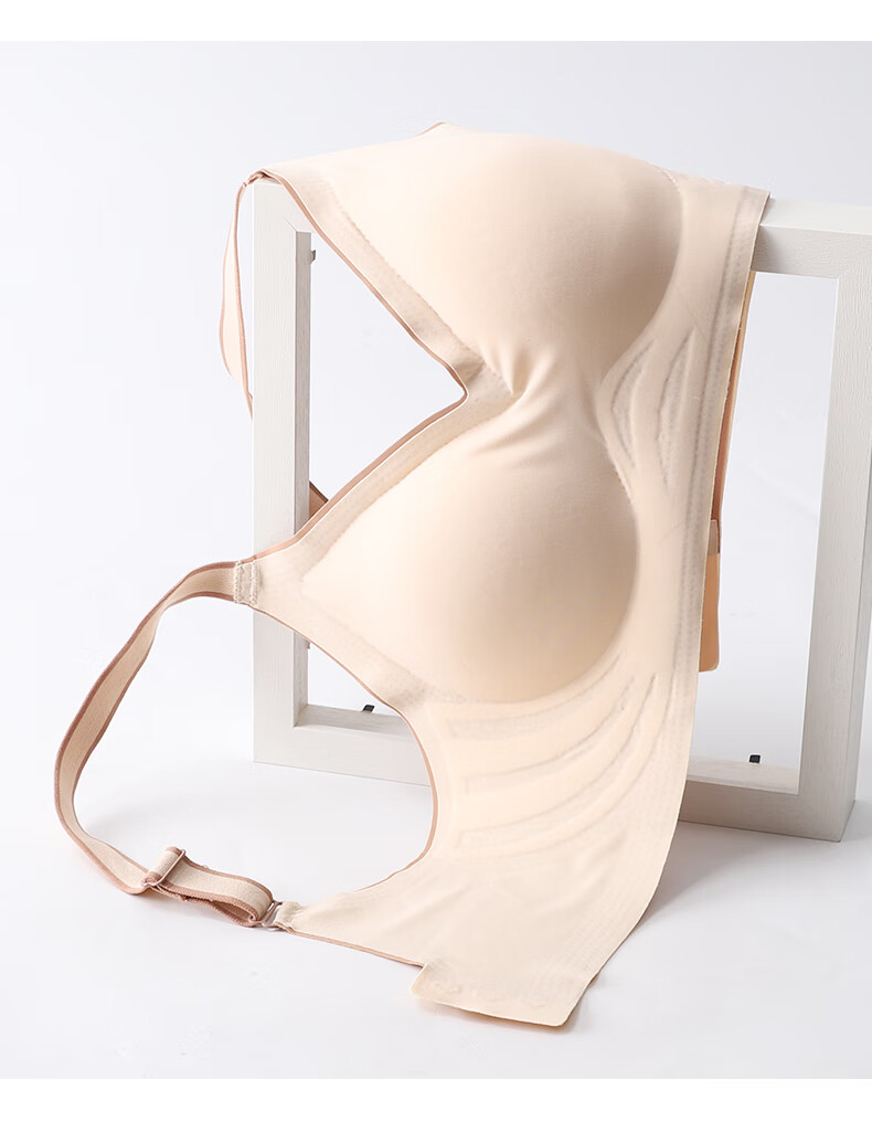 d果冻条亲肤软支撑运动内衣女小胸聚拢收副乳防下垂无痕文胸罩黑色