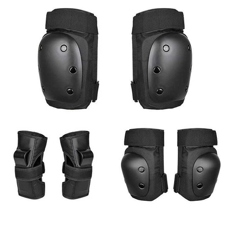 滑板护具成人六件套成人轮滑护具六件套儿童滑板极限运动护具滑雪护手