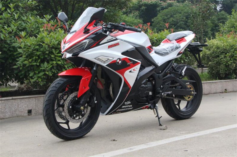 全新国四电喷v6摩托车跑车 燃油机车公路趴赛宗申维森克400cc双缸水冷