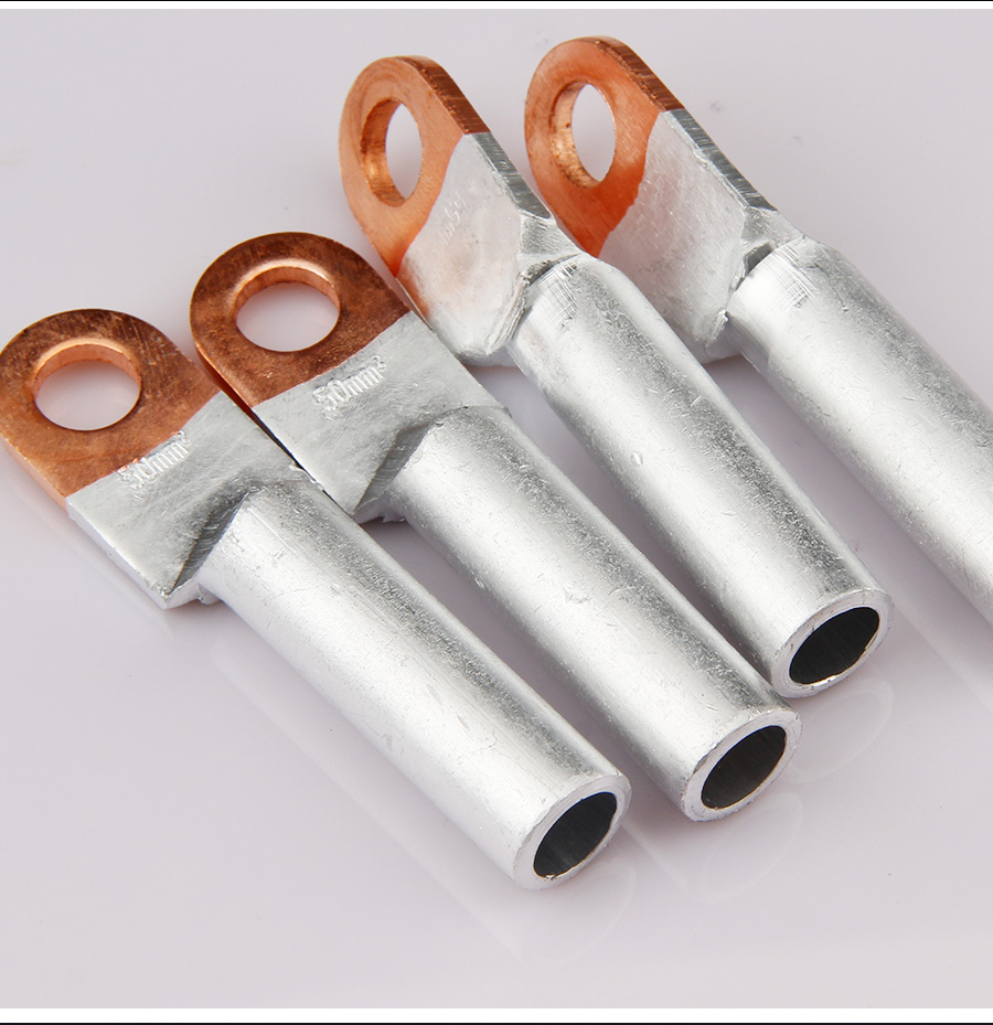 dtl铜铝鼻子 铜铝线过渡接头 铜铝接线头接线鼻子 铜铝接线裸端子电缆