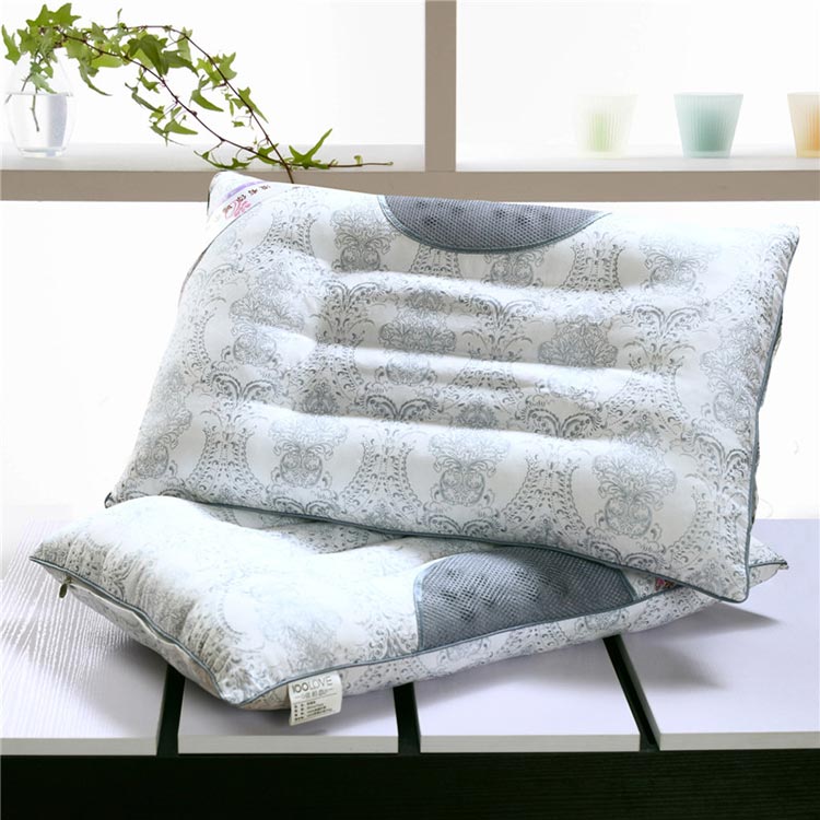 卡培拉单人全棉枕头套装 纯棉枕套单个磁石护颈枕芯一只-京东